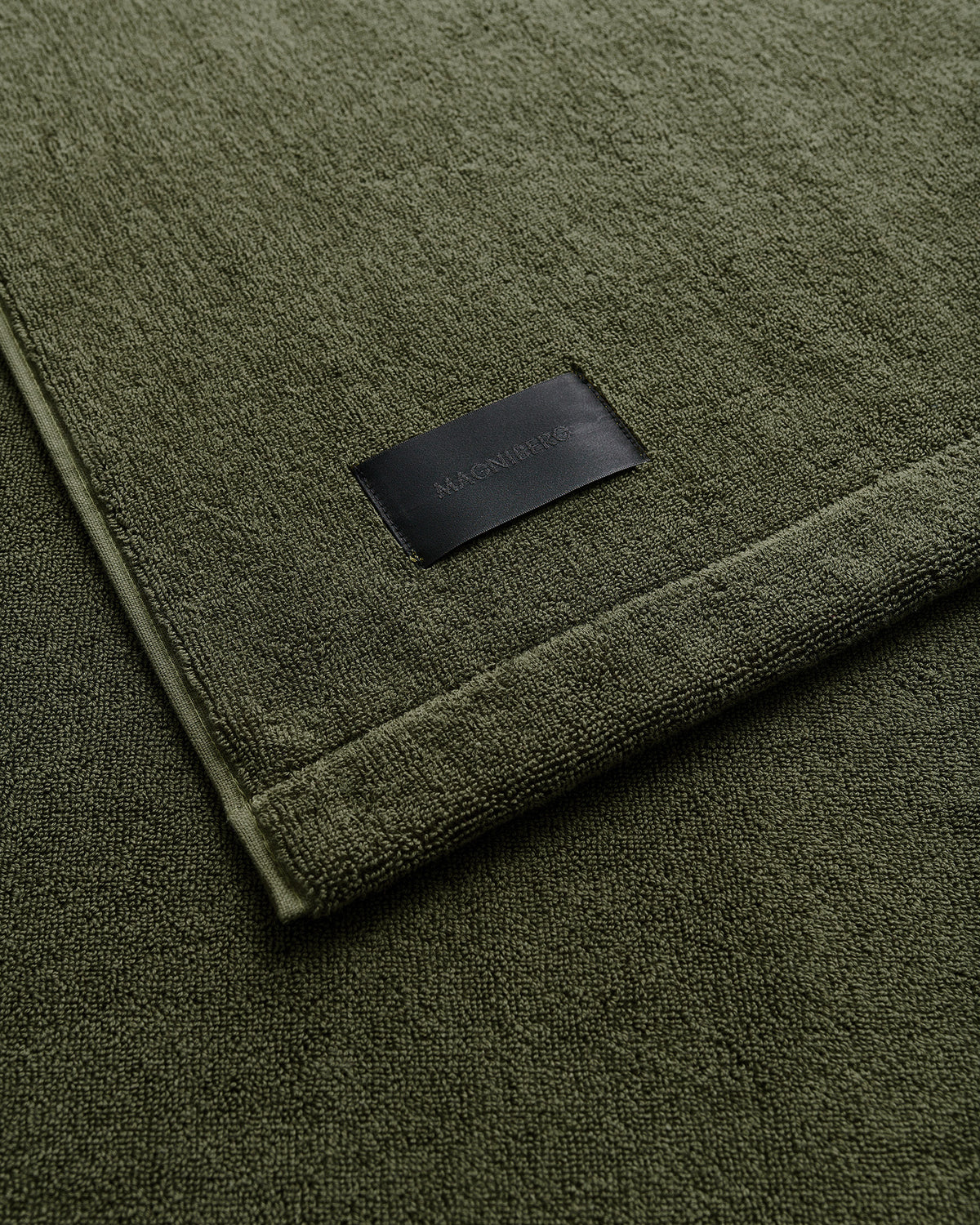 Gelato bath towel | Olive green Terry