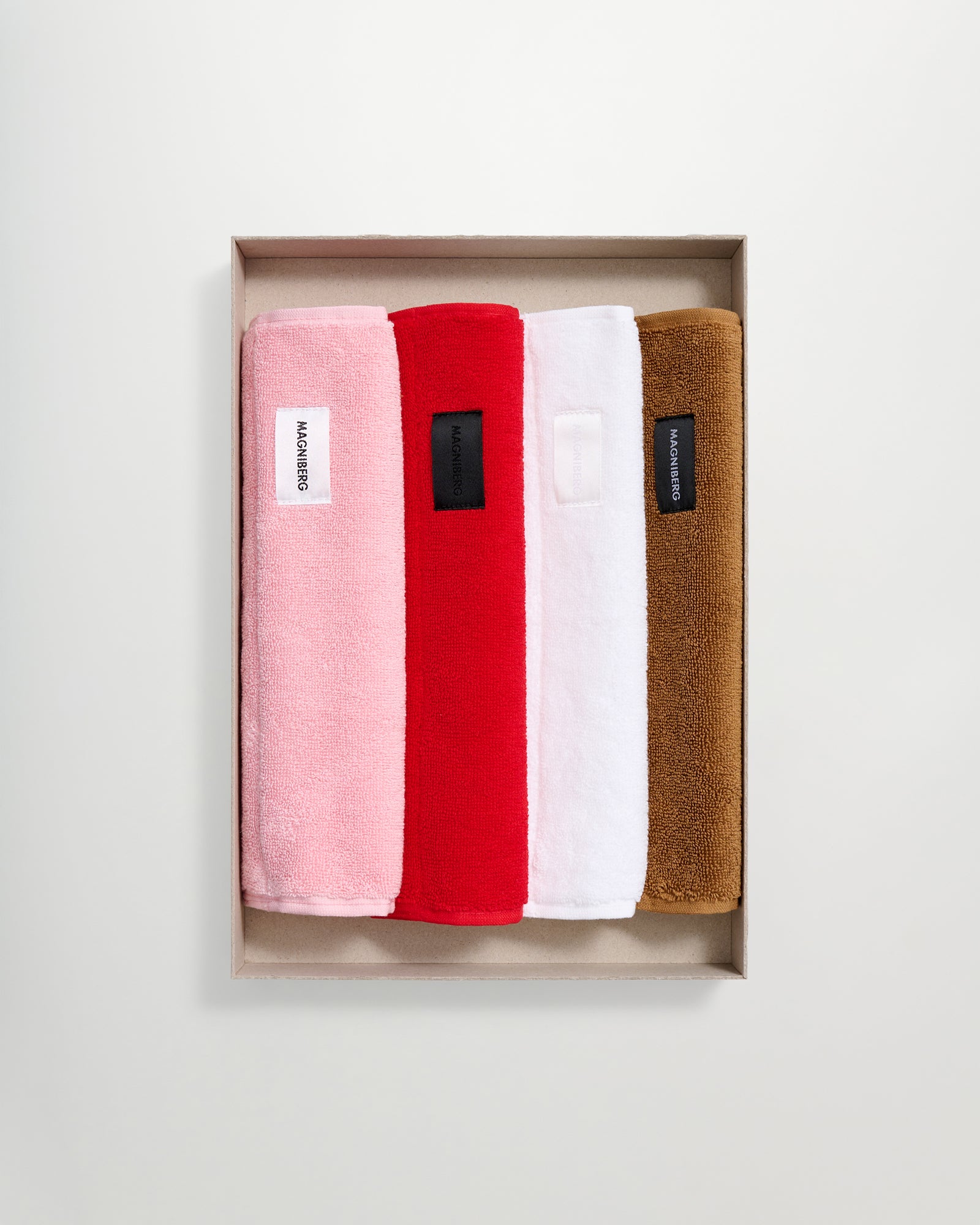 Holiday 4-piece face cloth set | Eden terry