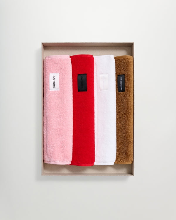 Holiday 4-piece face cloth set | Eden terry