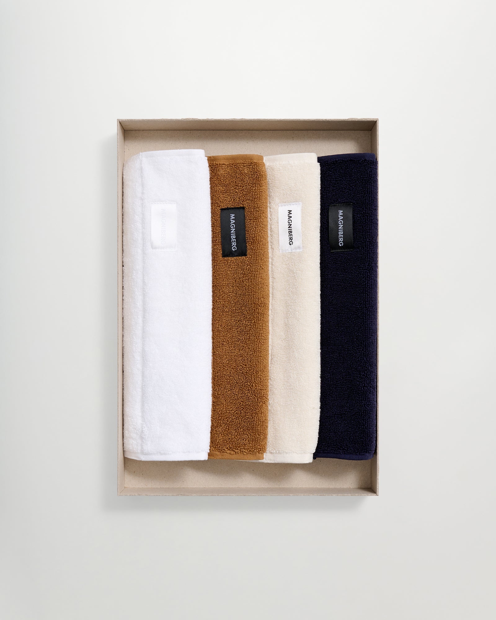 Holiday 4-piece face cloth set | Forest II terry