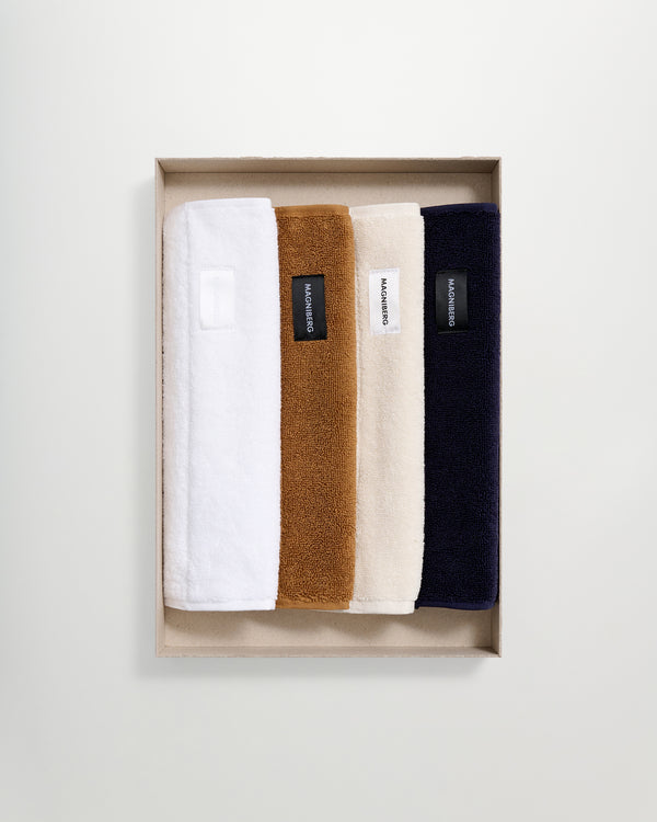 Holiday 4-piece face cloth set | Forest II terry
