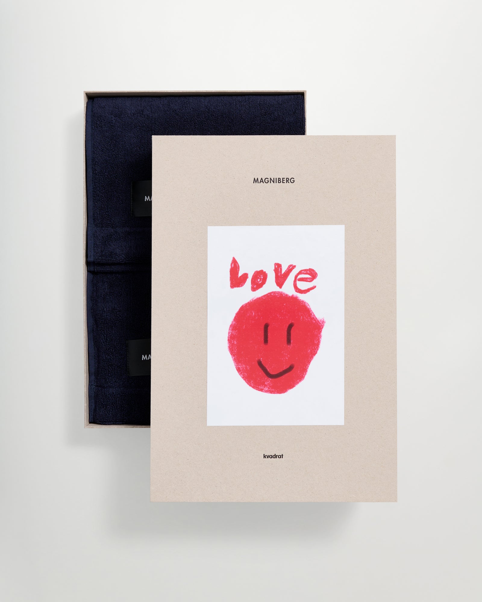 2-piece hand towel set | Sloe blue terry