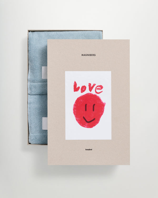 2-piece hand towel set | Young blue terry