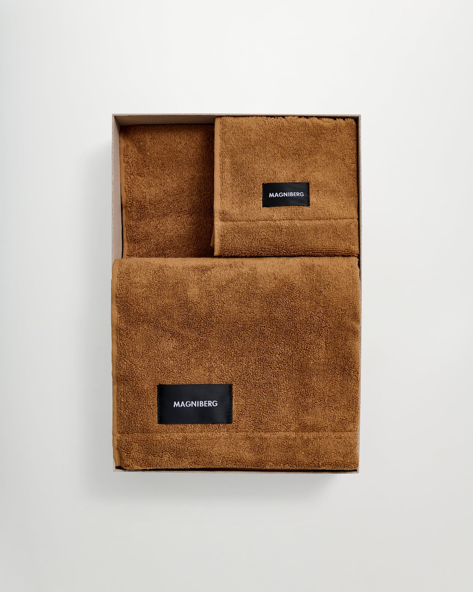 3-piece towel set | Nocciola beige terry