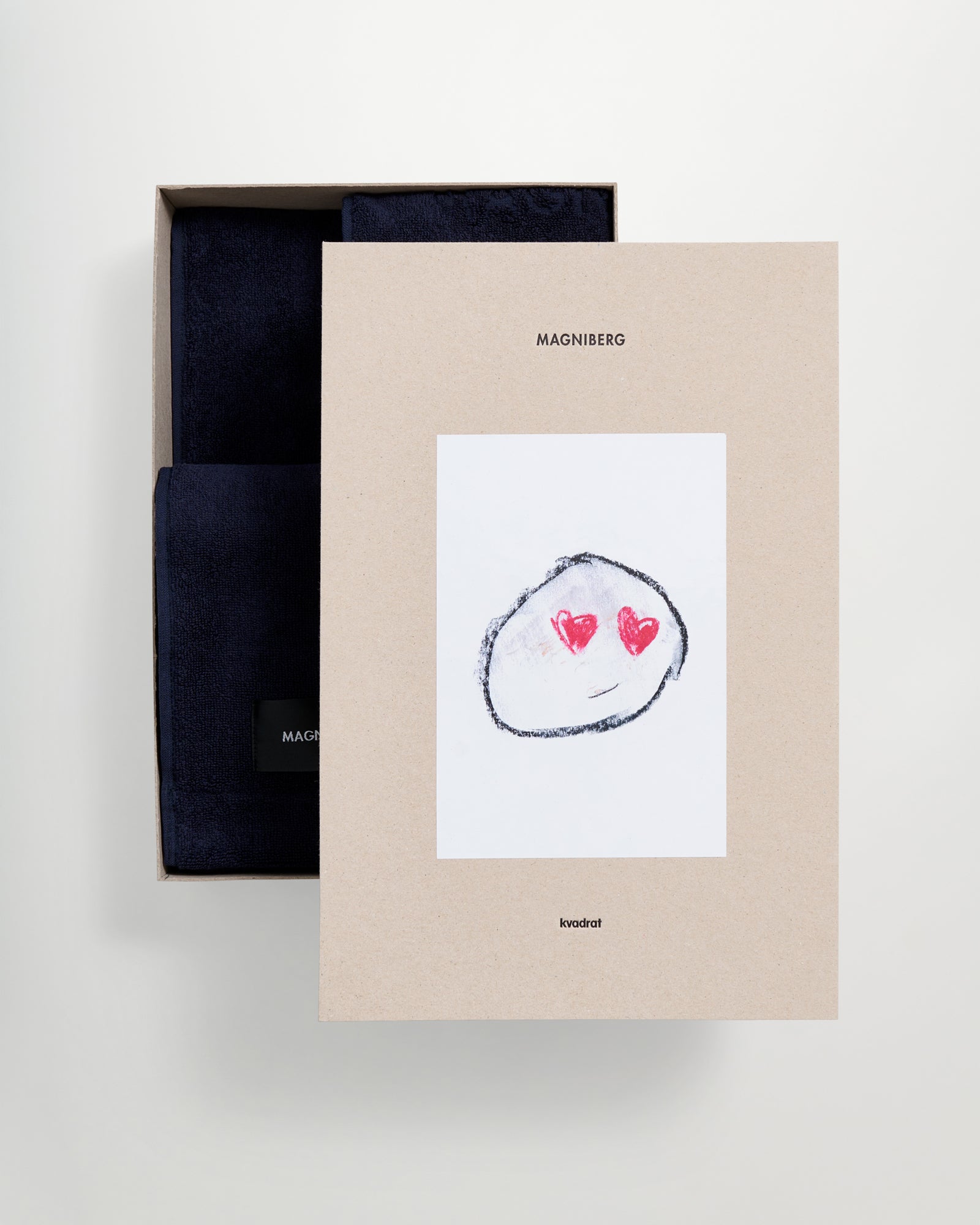 3-piece towel set | Sloe blue terry