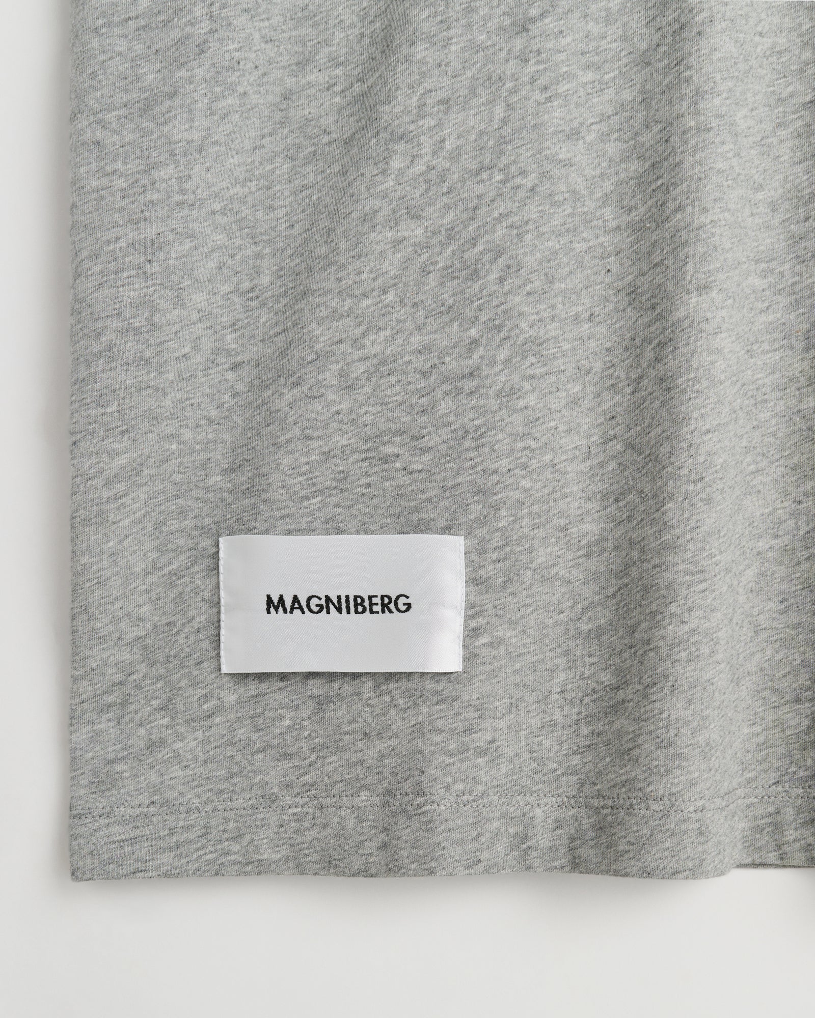 Body t-shirt | Washed grey melange Jersey