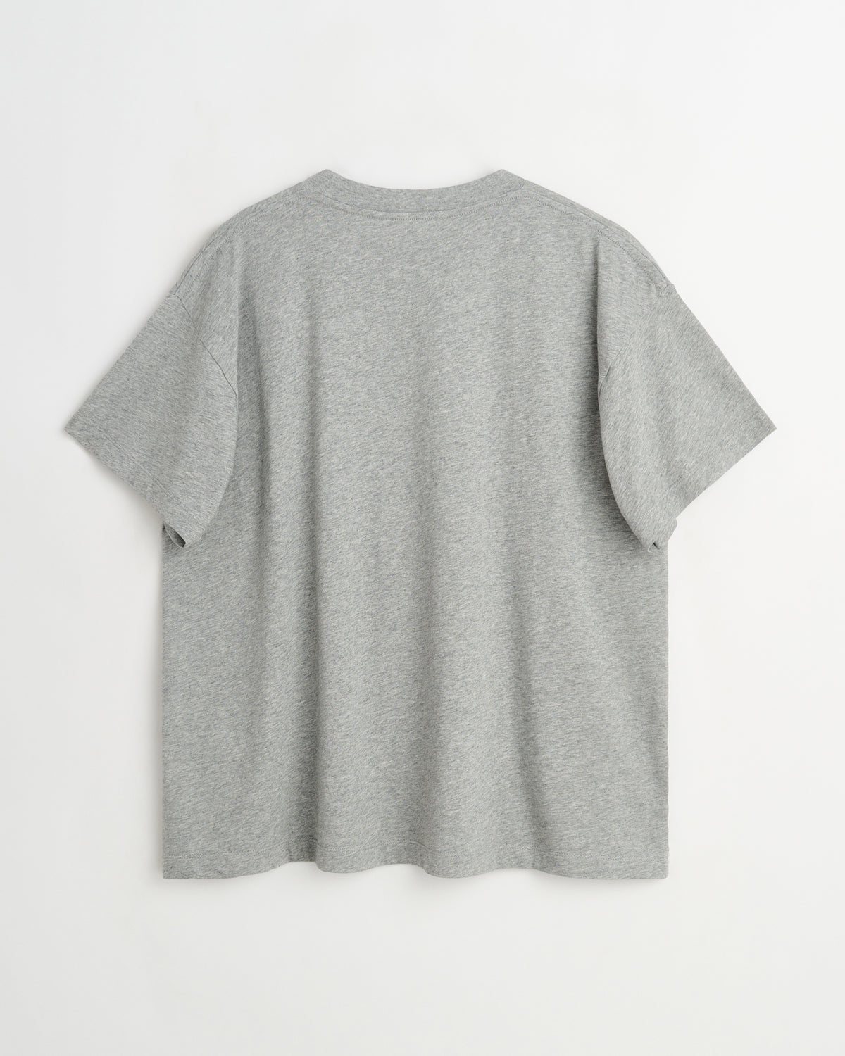 Body t-shirt | Washed grey melange Jersey