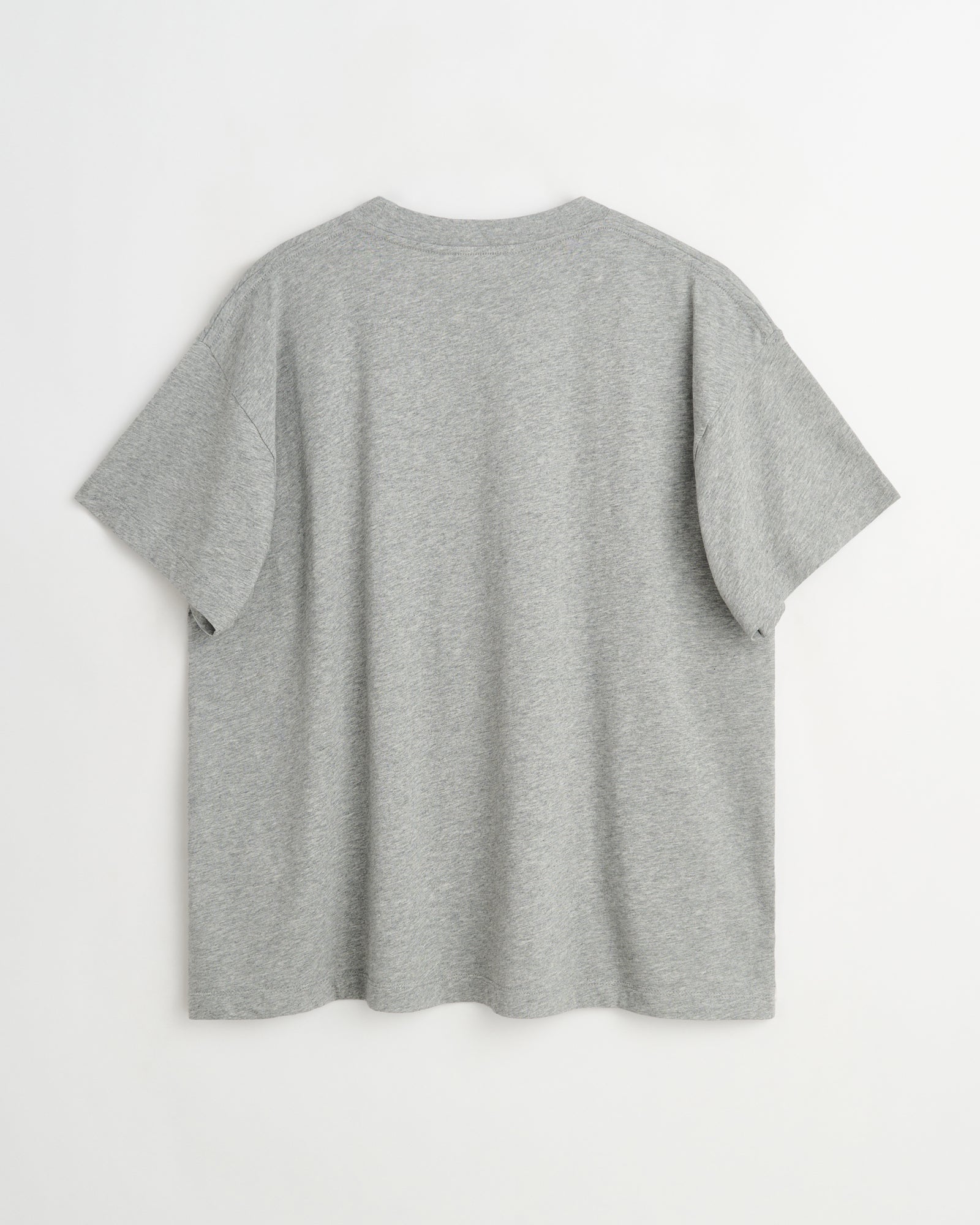 Body t-shirt | Washed grey melange Jersey
