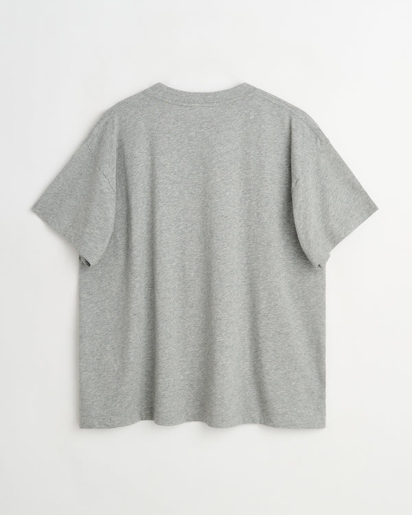 Body t-shirt | Washed grey melange Jersey