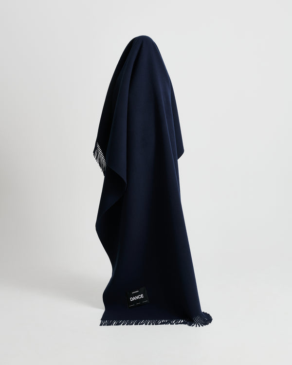 Bold blanket | Sailor blue Virgin wool