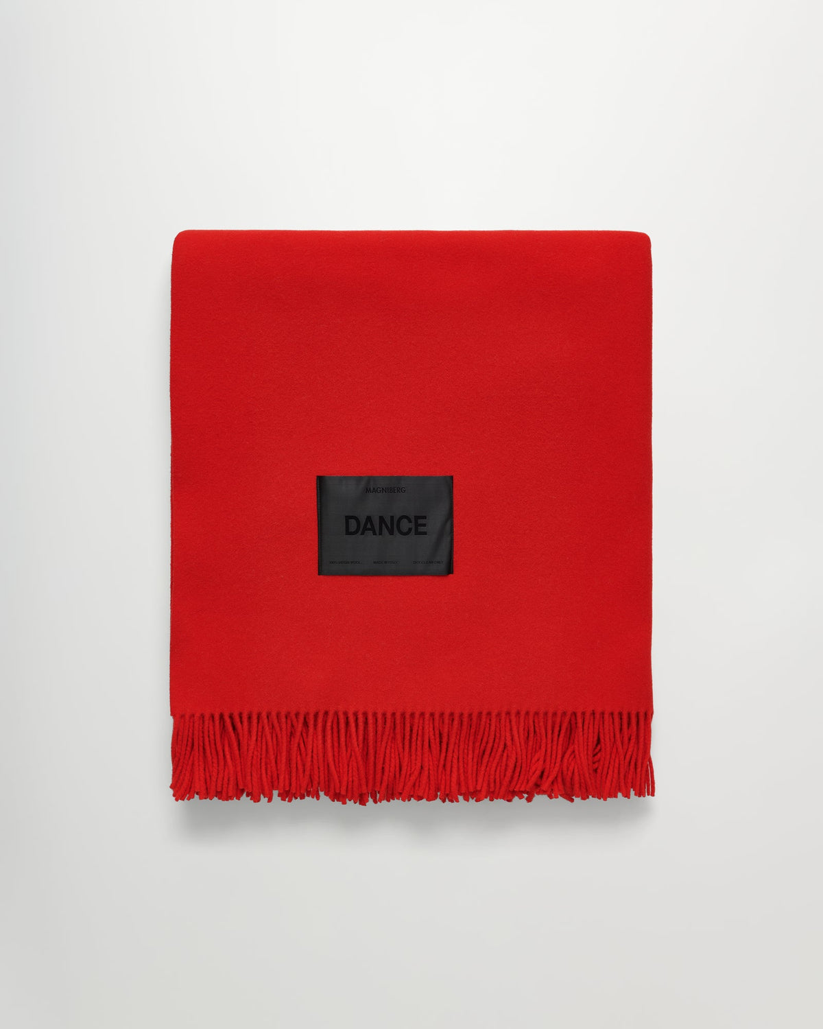 Bold blanket | Carpet red Virgin wool