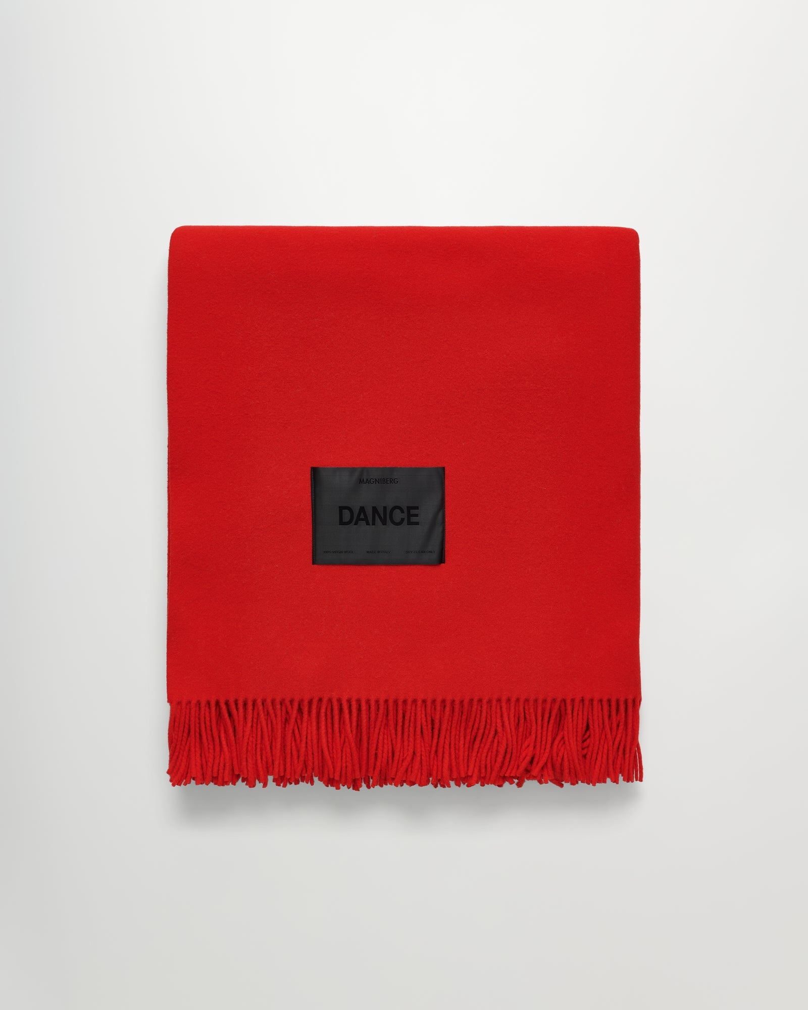 Bold blanket | Carpet red Virgin wool