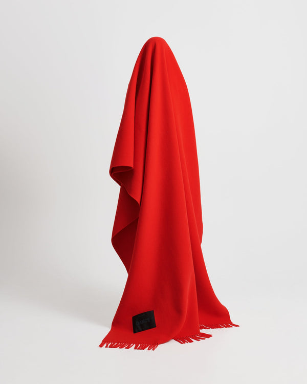 Bold blanket | Carpet red Virgin wool