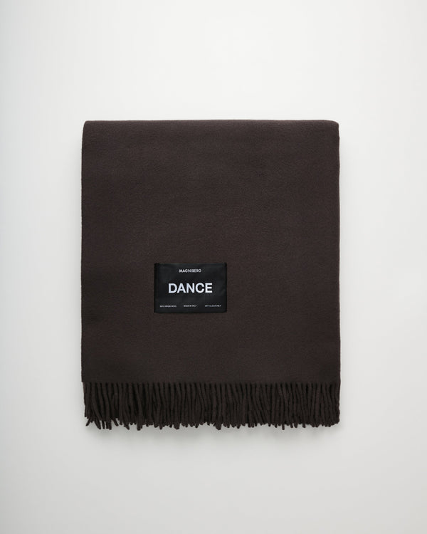 Bold blanket | Dark chocolate Virgin wool