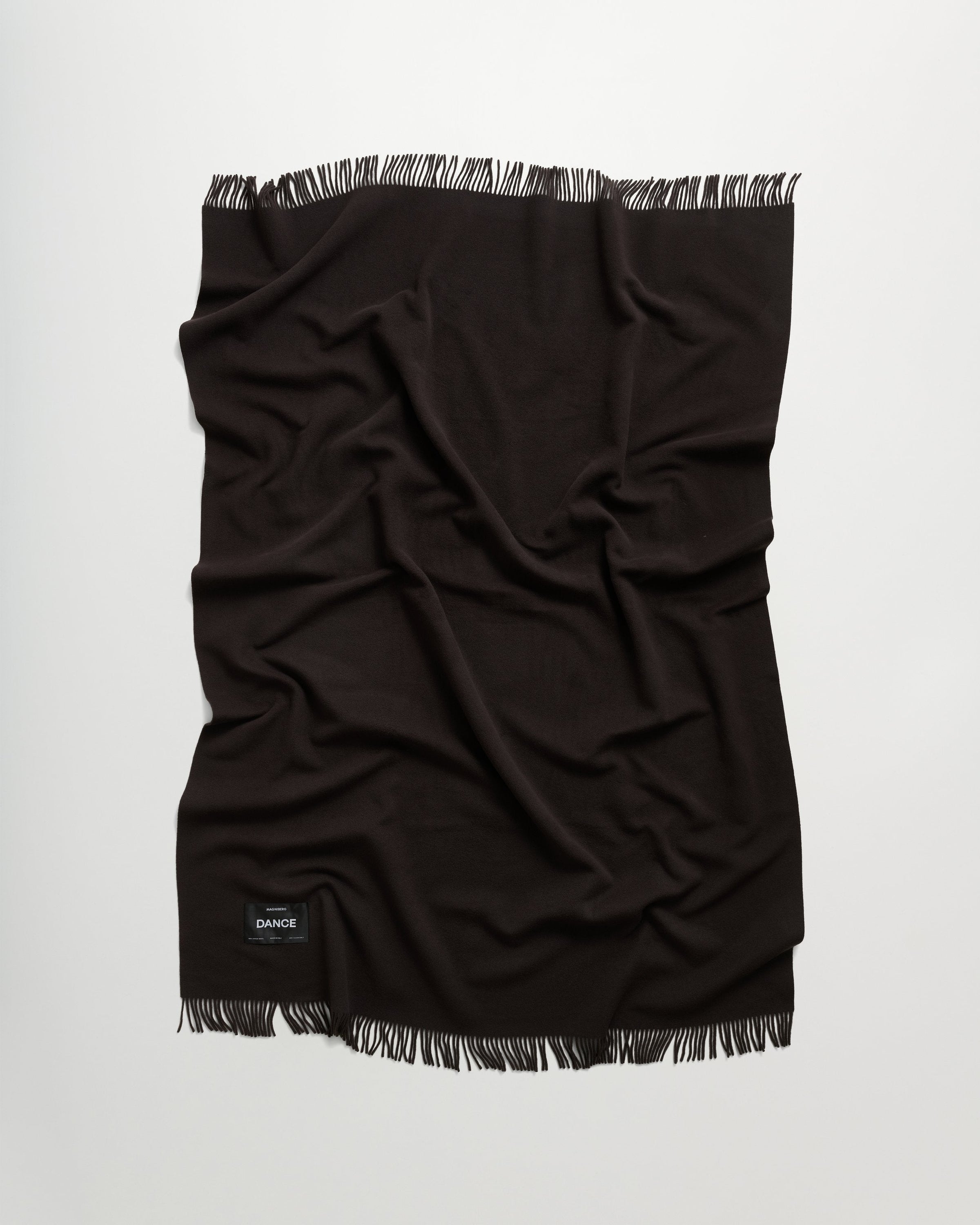 Bold blanket | Dark chocolate Virgin wool