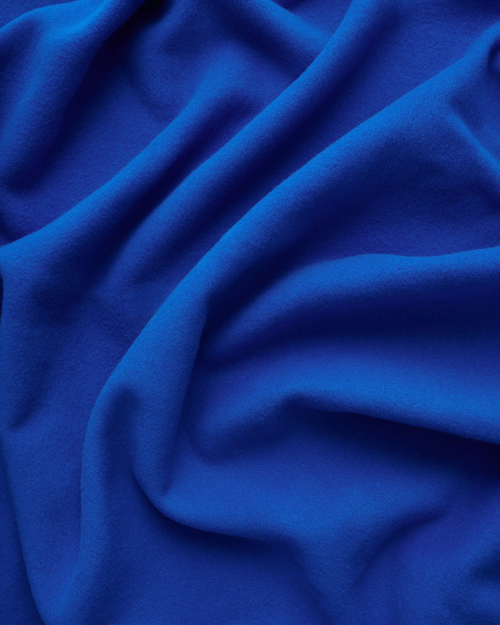 Bold blanket | Disco blue Virgin wool