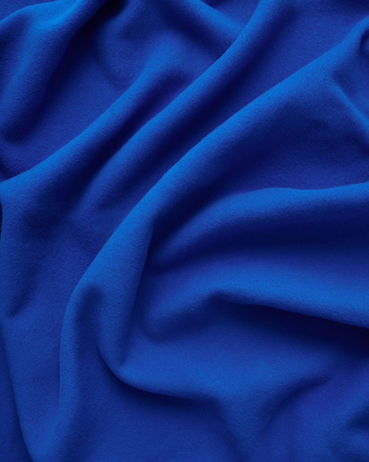 Bold blanket | Disco blue Virgin wool