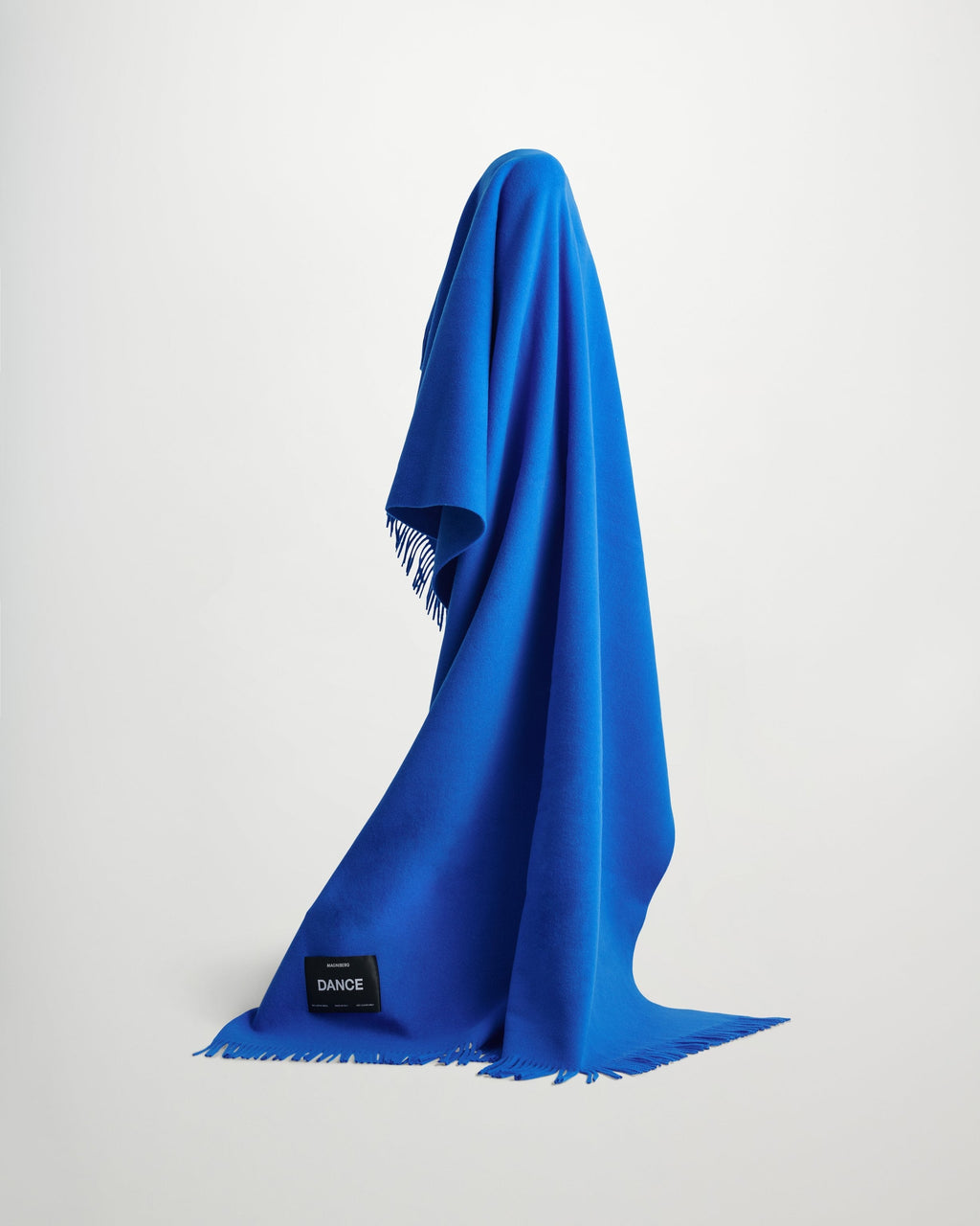Bold blanket | Disco blue Virgin wool