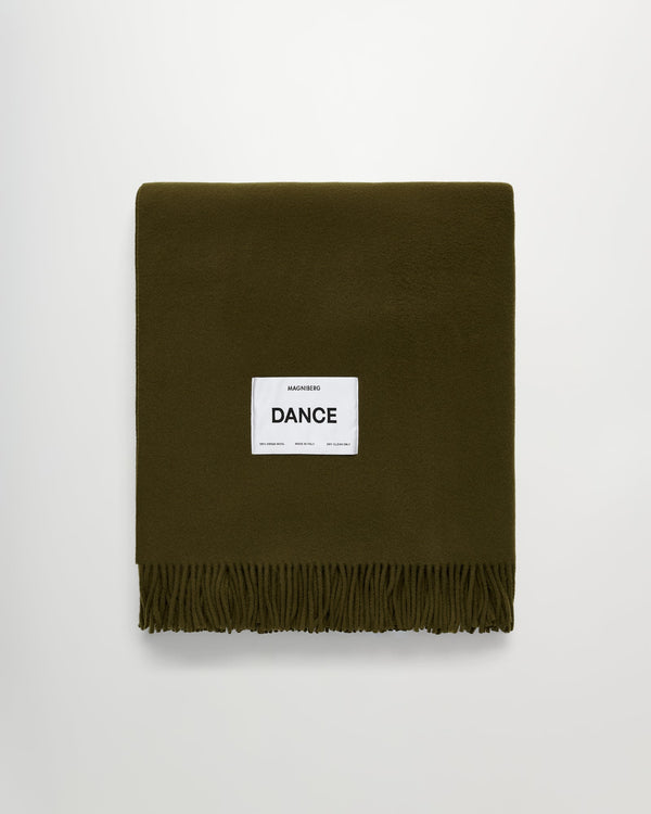 Bold blanket | Moss green Virgin wool