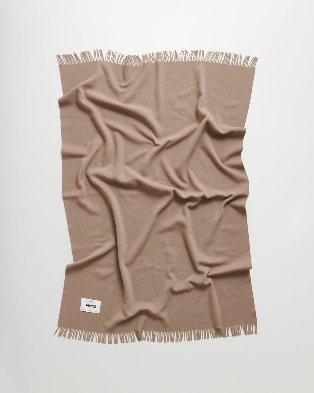 Bold blanket | Mushroom Virgin wool