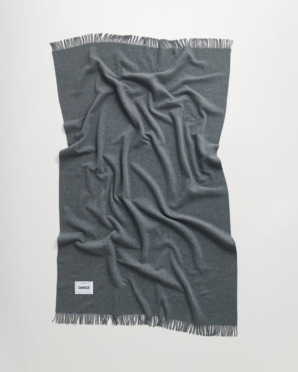 Bold blanket | Stone melange Virgin wool