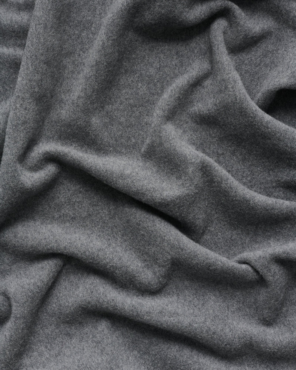 Bold blanket | Stone melange Virgin wool