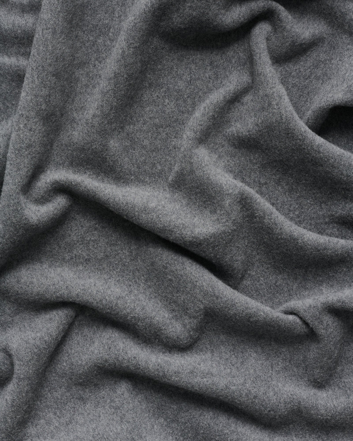 Bold blanket | Stone melange Virgin wool