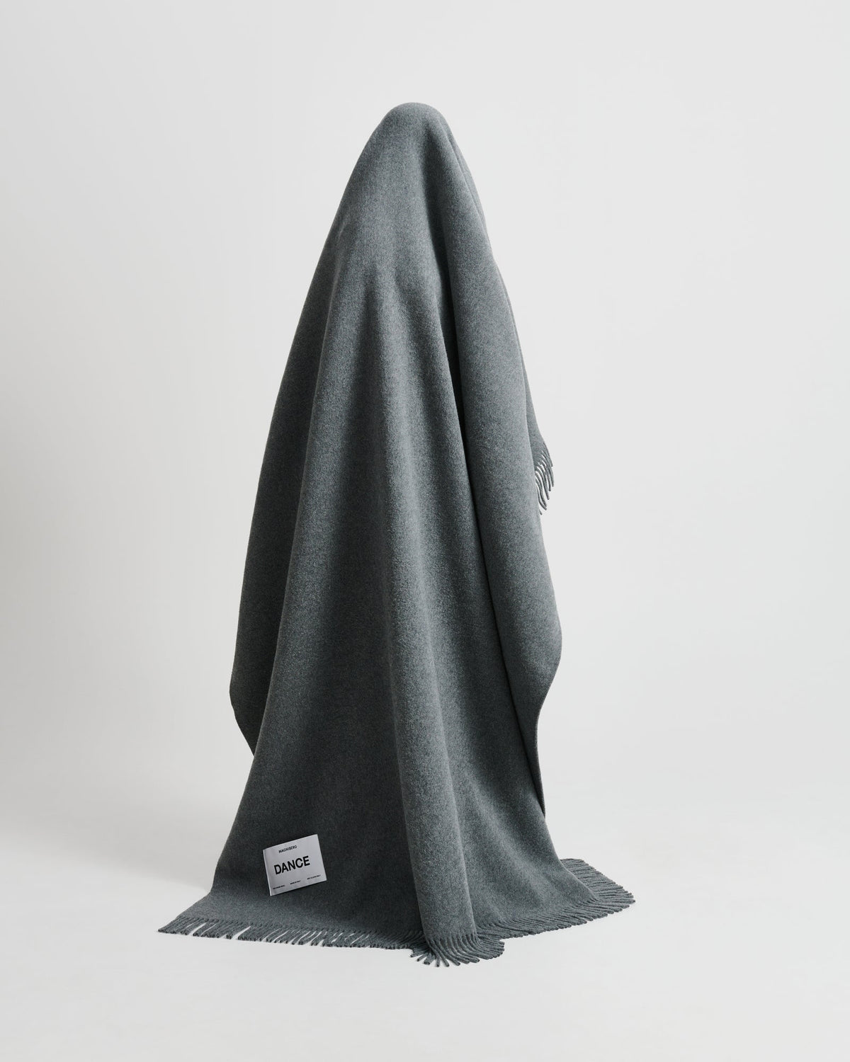 Bold blanket | Stone melange Virgin wool