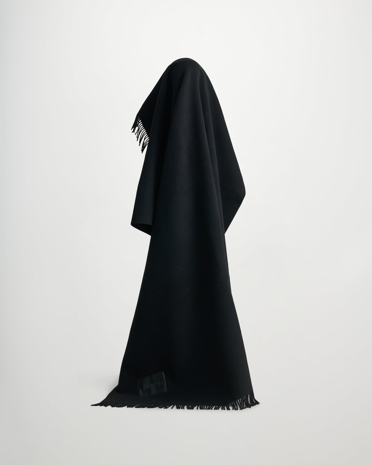 Bold blanket | Tango black Virgin wool