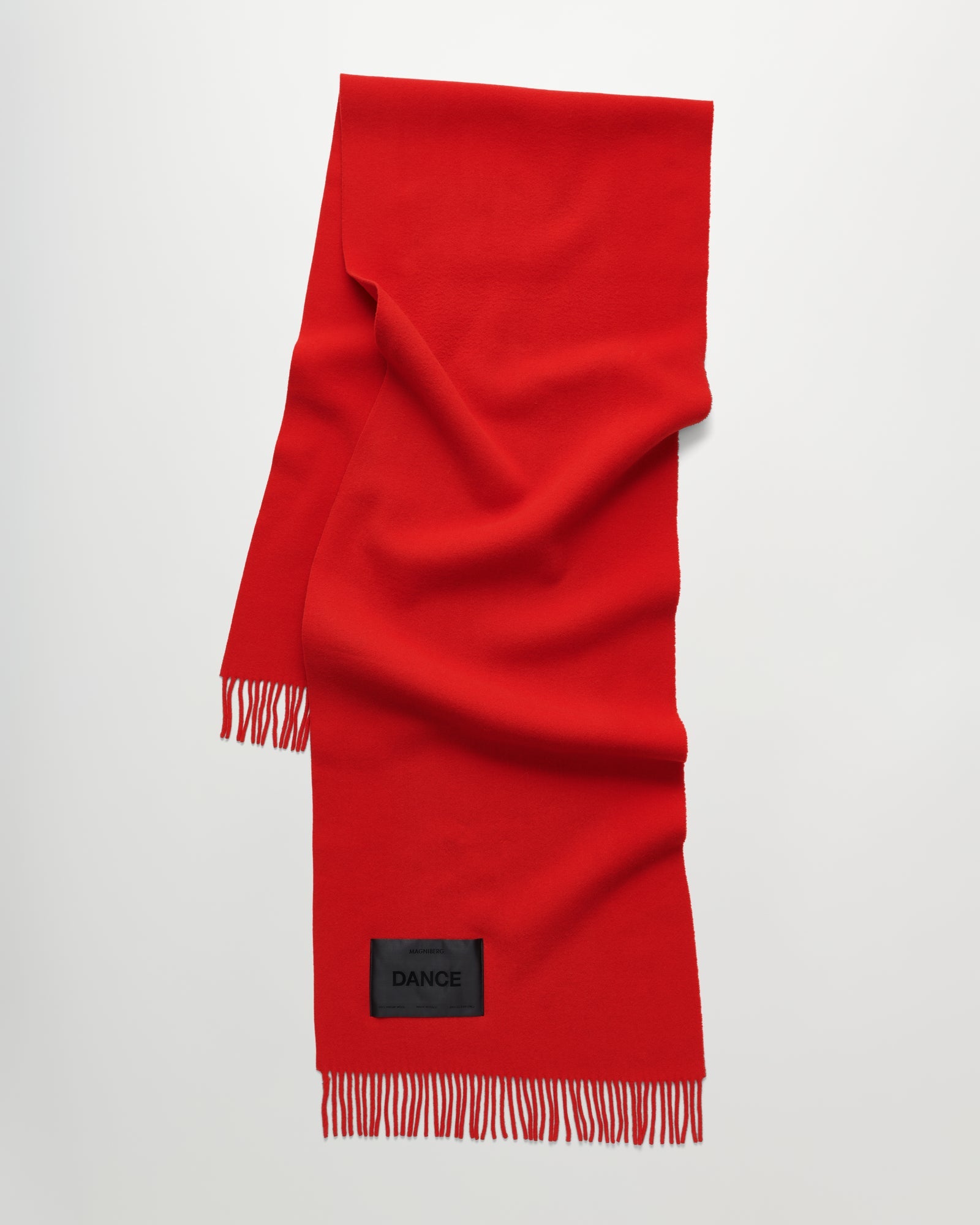 Bold scarf | Carpet red Virgin Wool