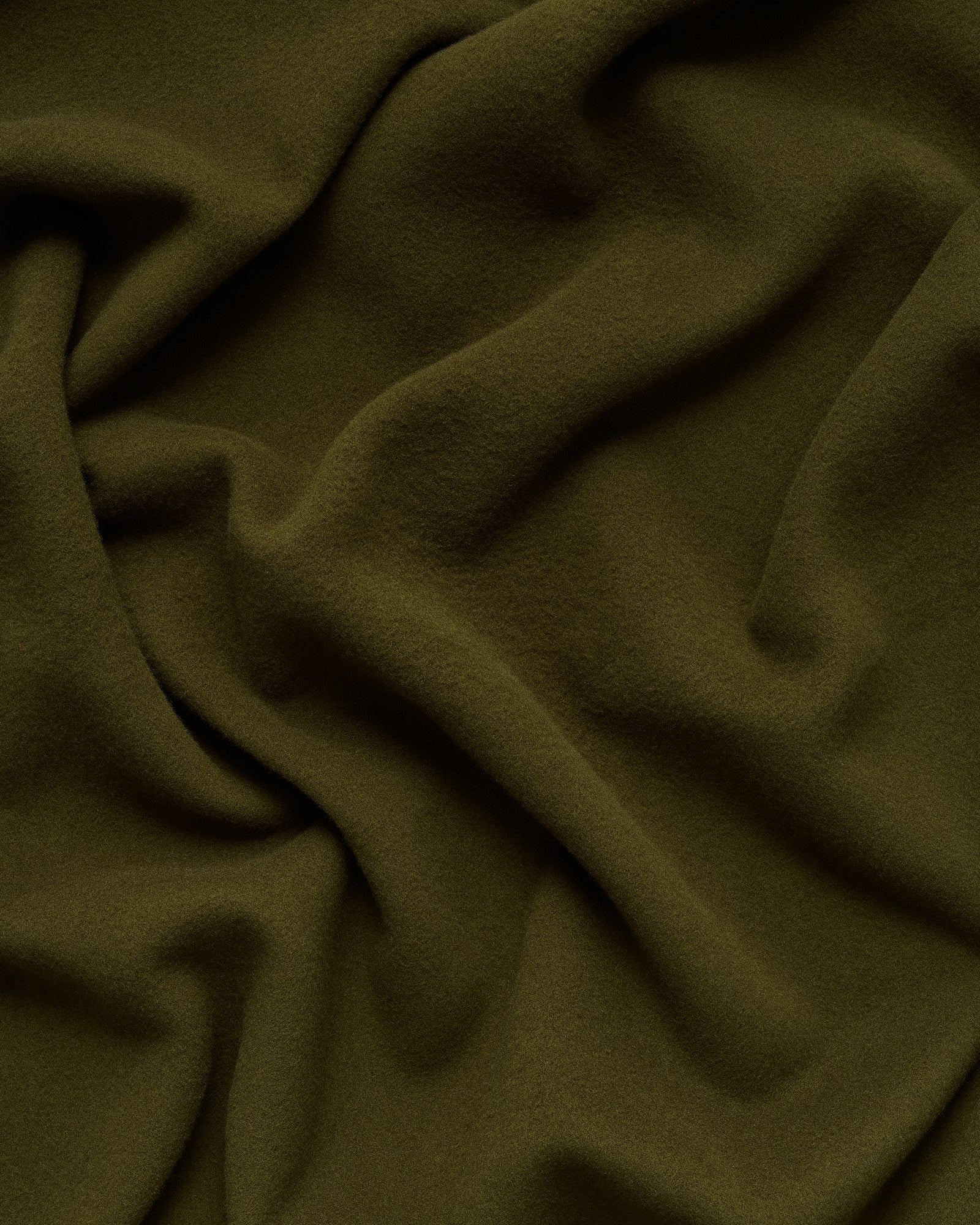 Bold scarf | Moss green Virgin Wool