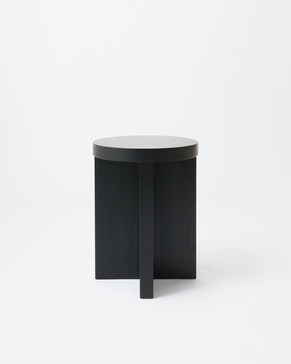 Cat stool | Stained black Pine