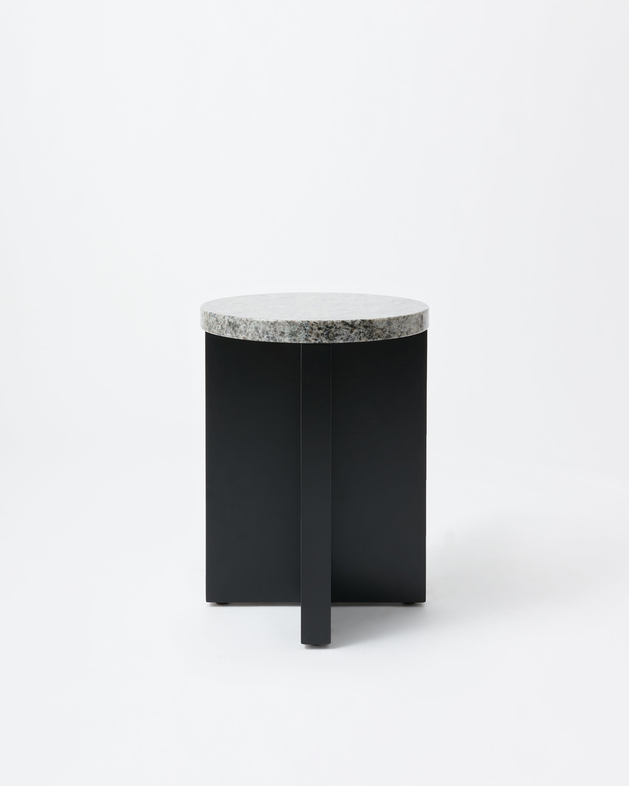 Cat stool | Stained black & granite