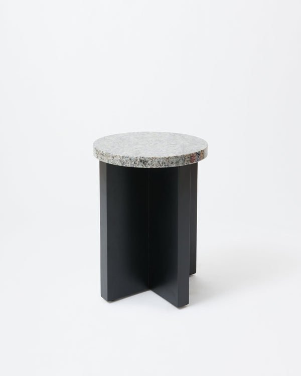 Cat stool | Stained black & granite