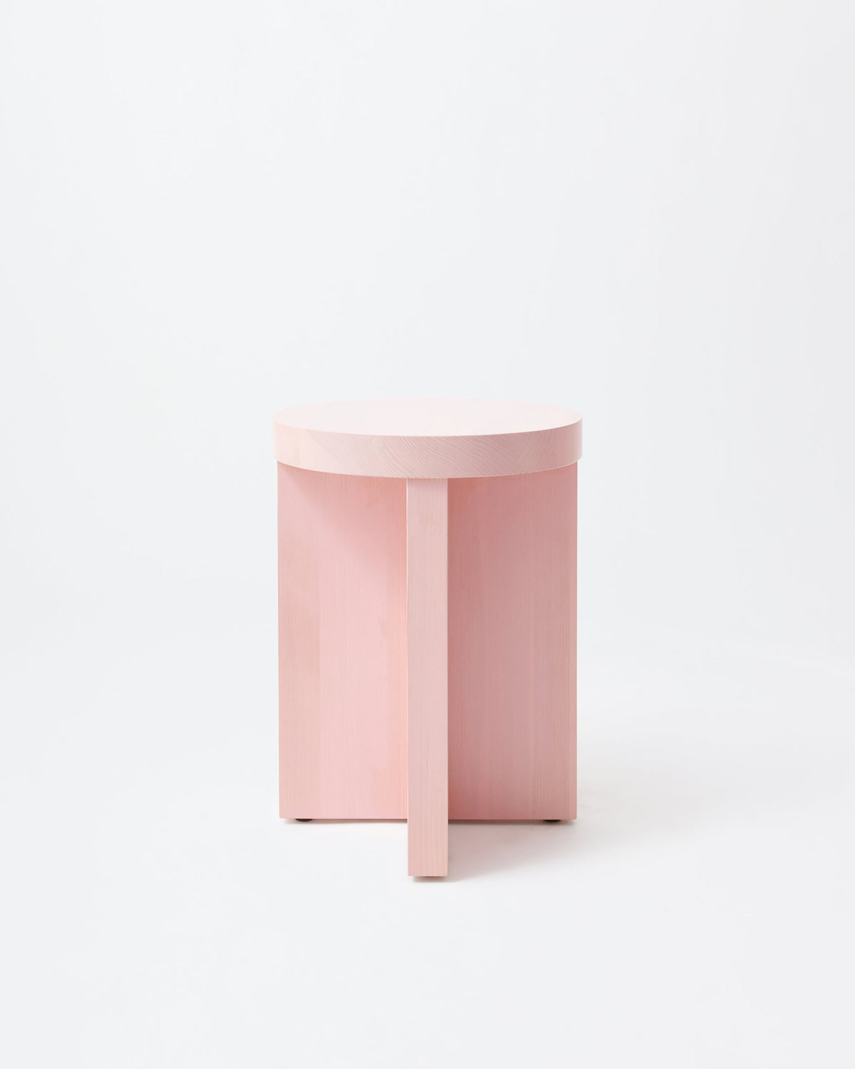 Cat stool | Stained pink Pine