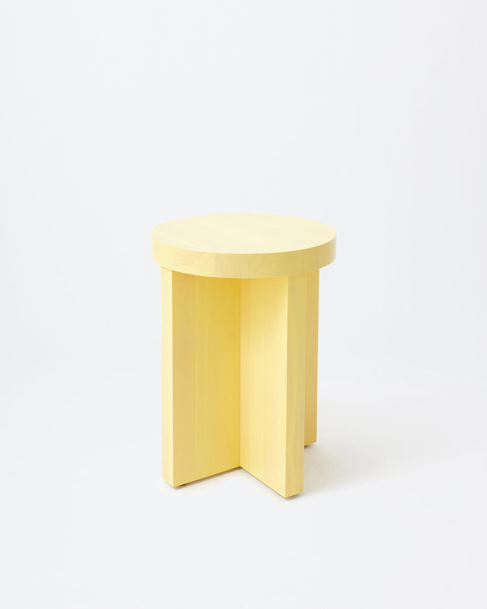 Cat: solid Swedish pine stool inspired by ABC & Swedish peasantry