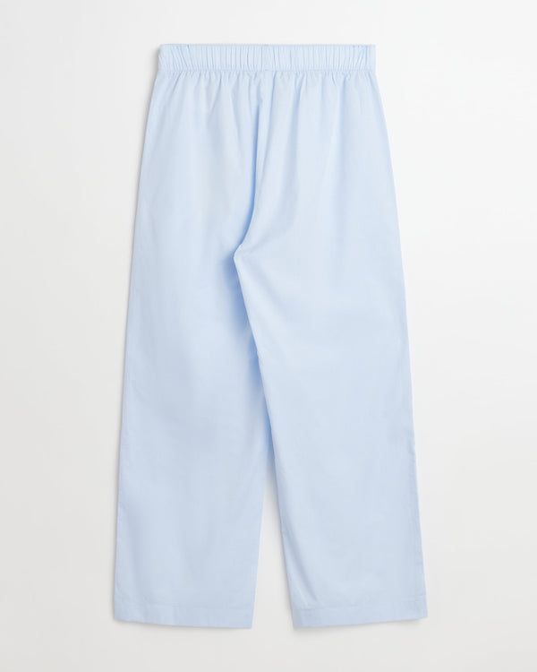 Dolce pants | Light blue dots jacquard Poplin - Employee christmas gift