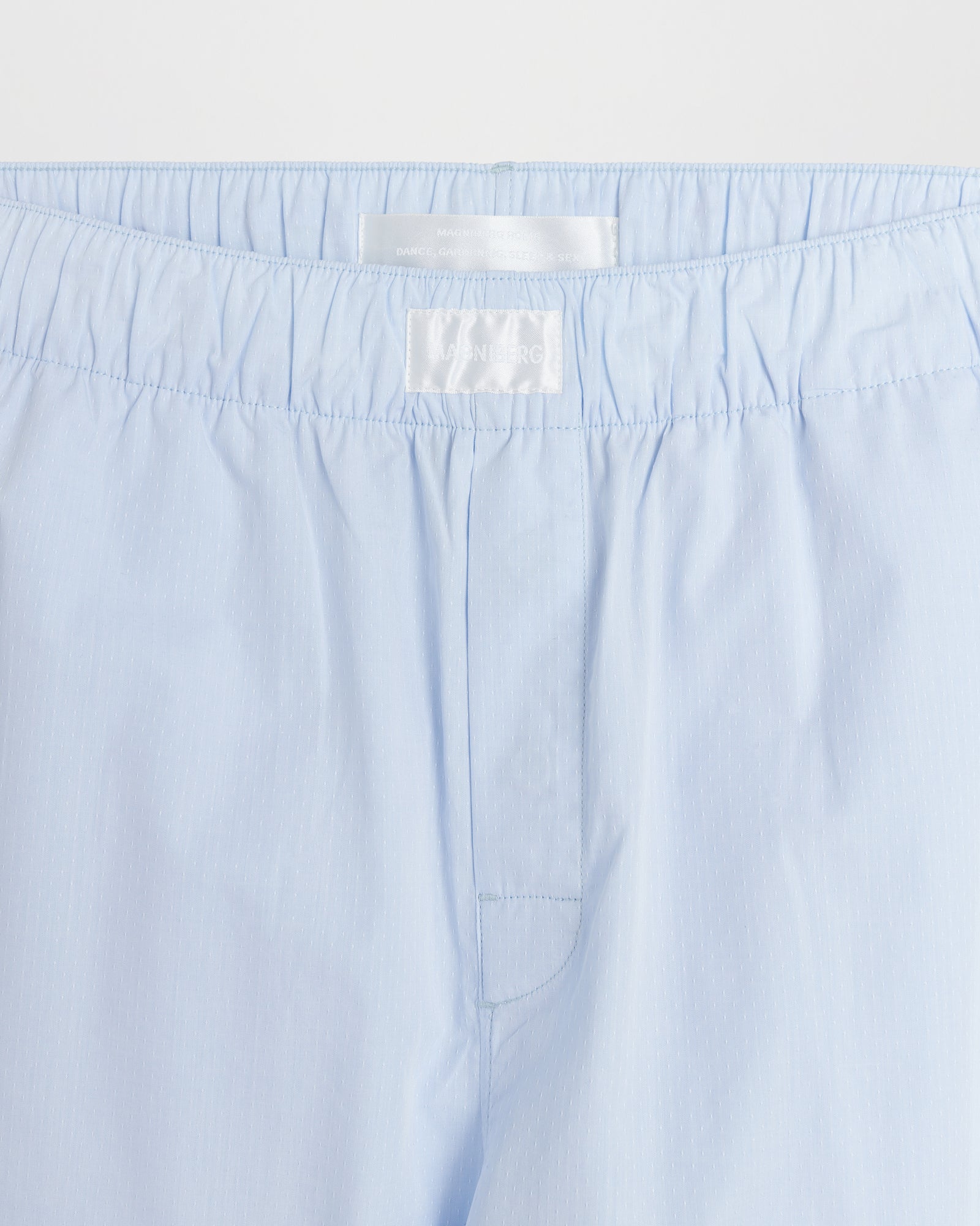 Dolce pants | Light blue dots jacquard Poplin - Employee christmas gift