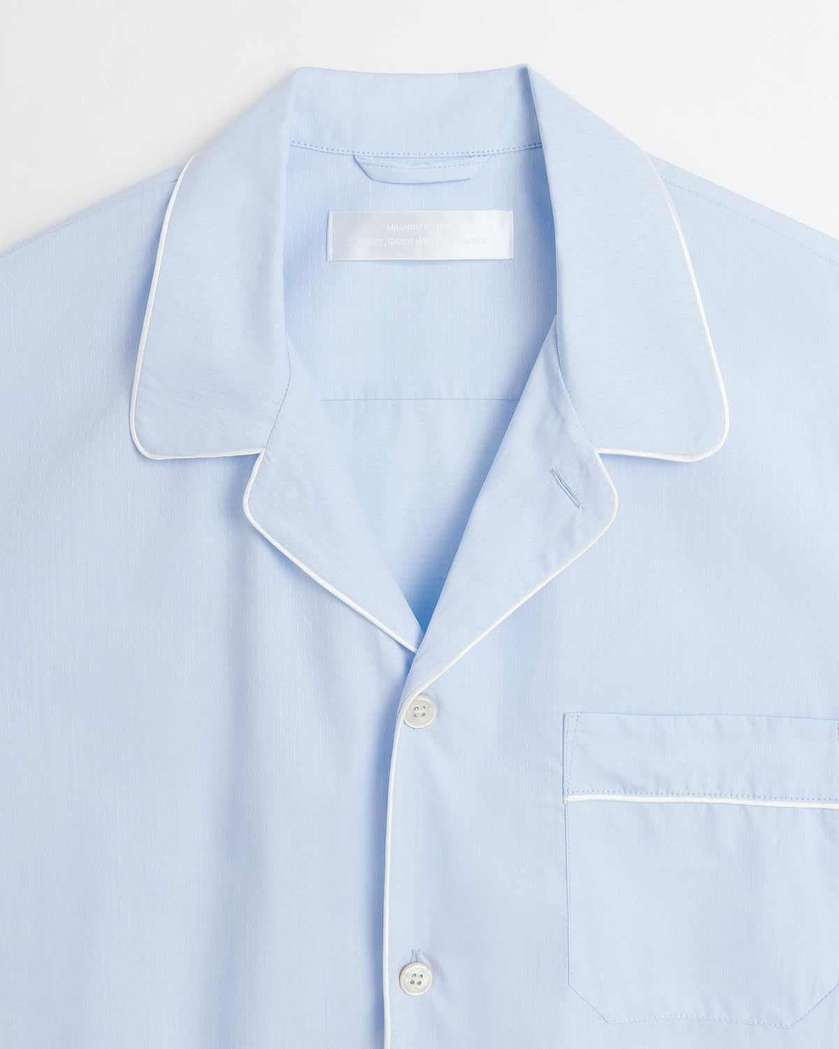 Dolce shirt | Light blue dots jacquard Poplin - Employee christmas gift