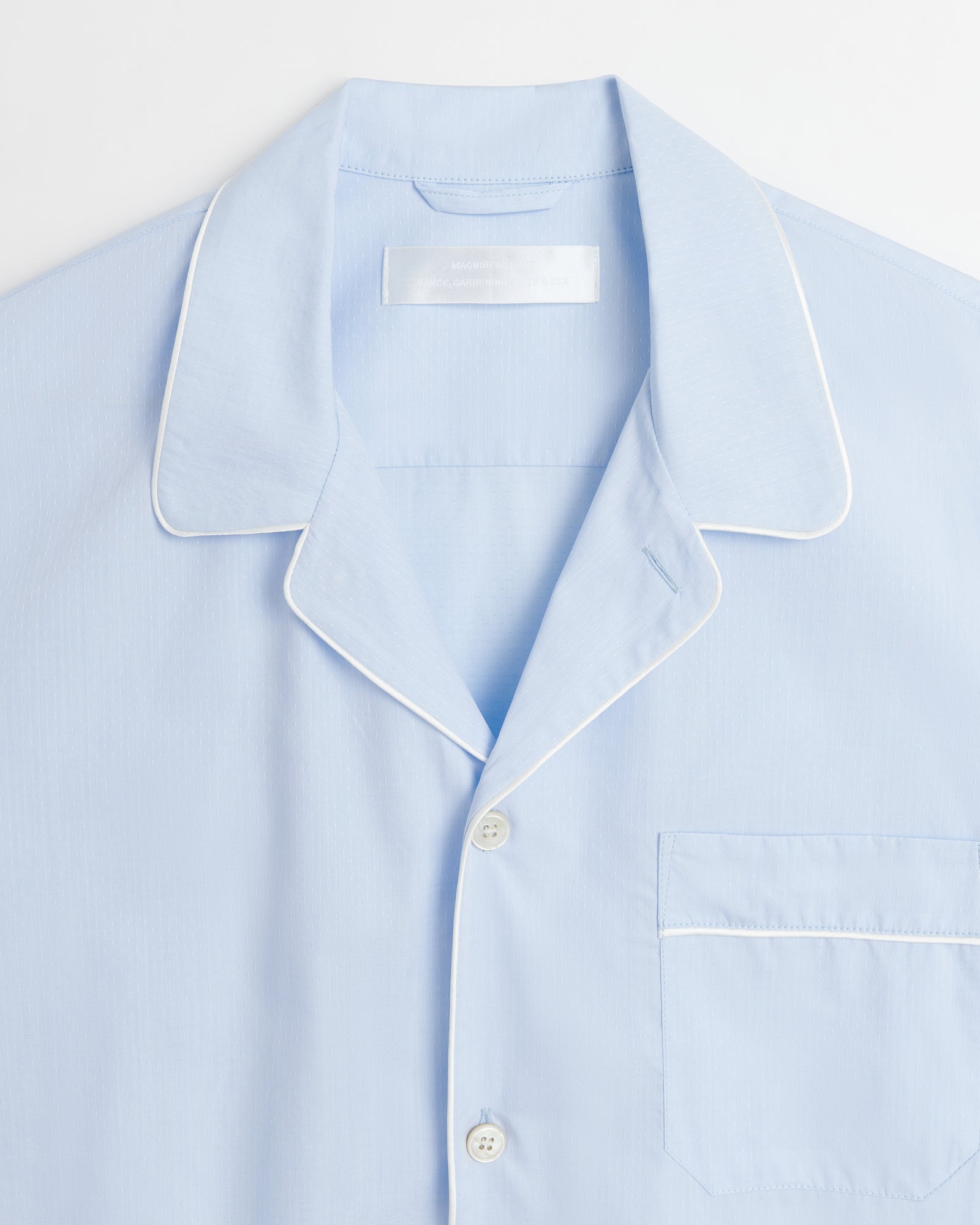 Dolce shirt | Light blue dots jacquard Poplin - Employee christmas gift