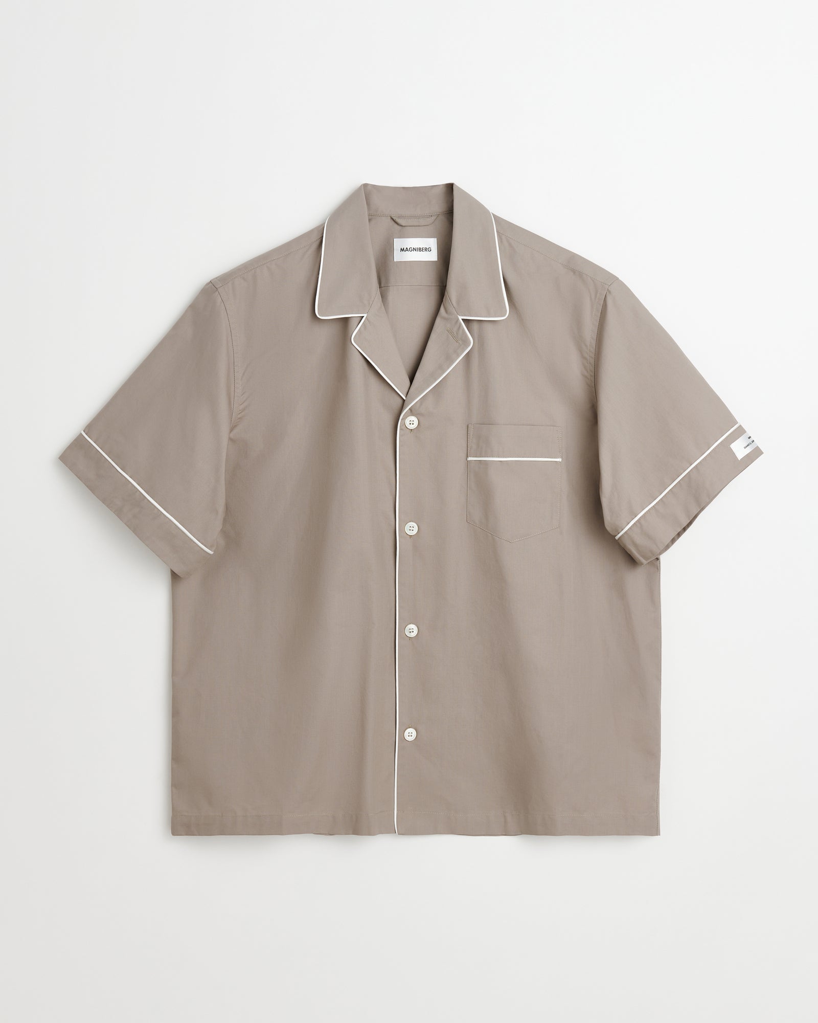 Dolce short sleeve shirt | Mud poplin