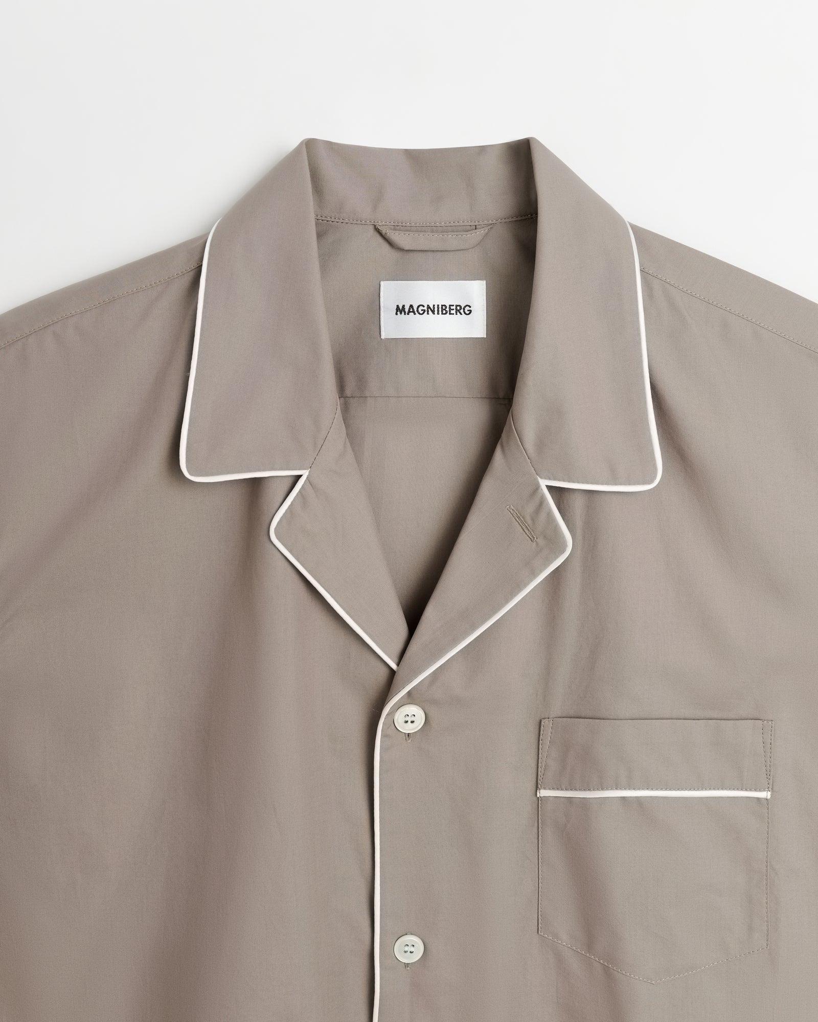 Dolce short sleeve shirt | Mud poplin