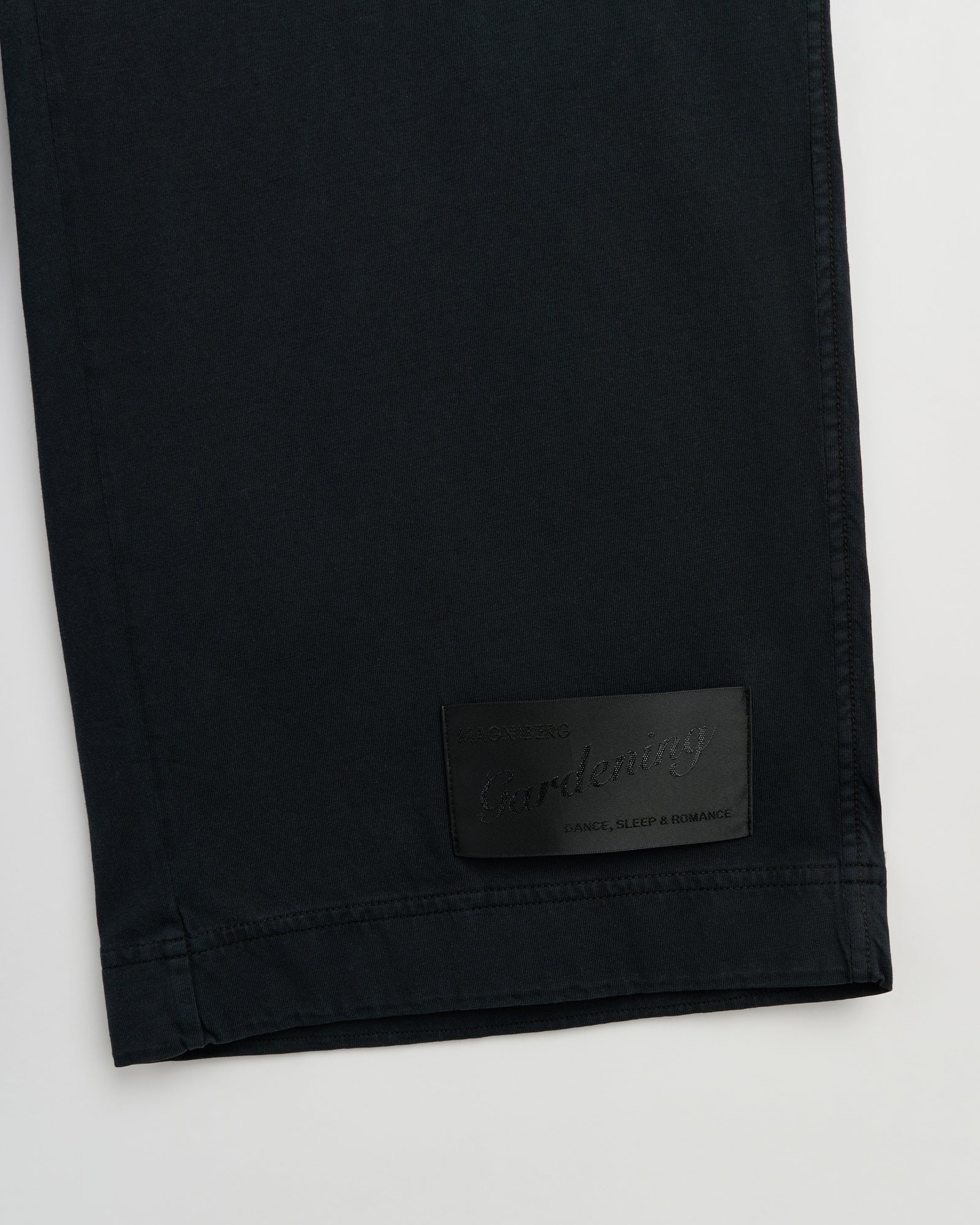 Flow pants | Washed black Jersey