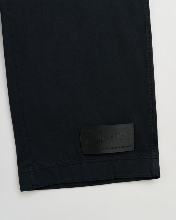 Flow pants | Washed black Jersey