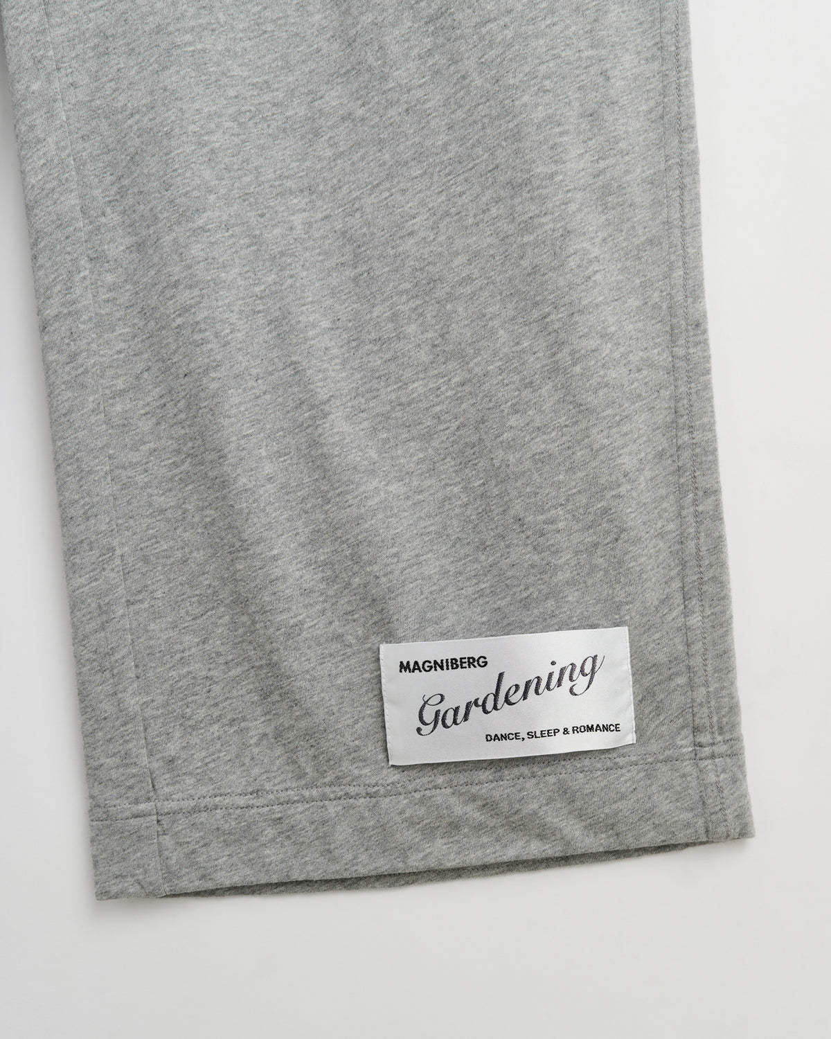 Flow pants | Washed grey melange Jersey