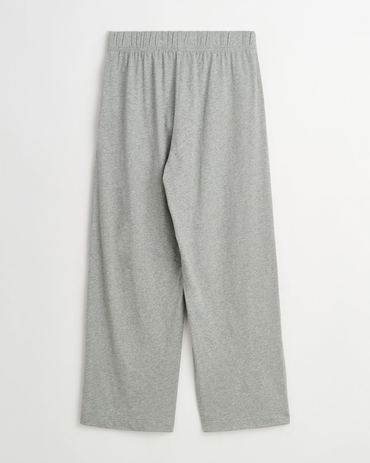 Flow pants | Washed grey melange Jersey