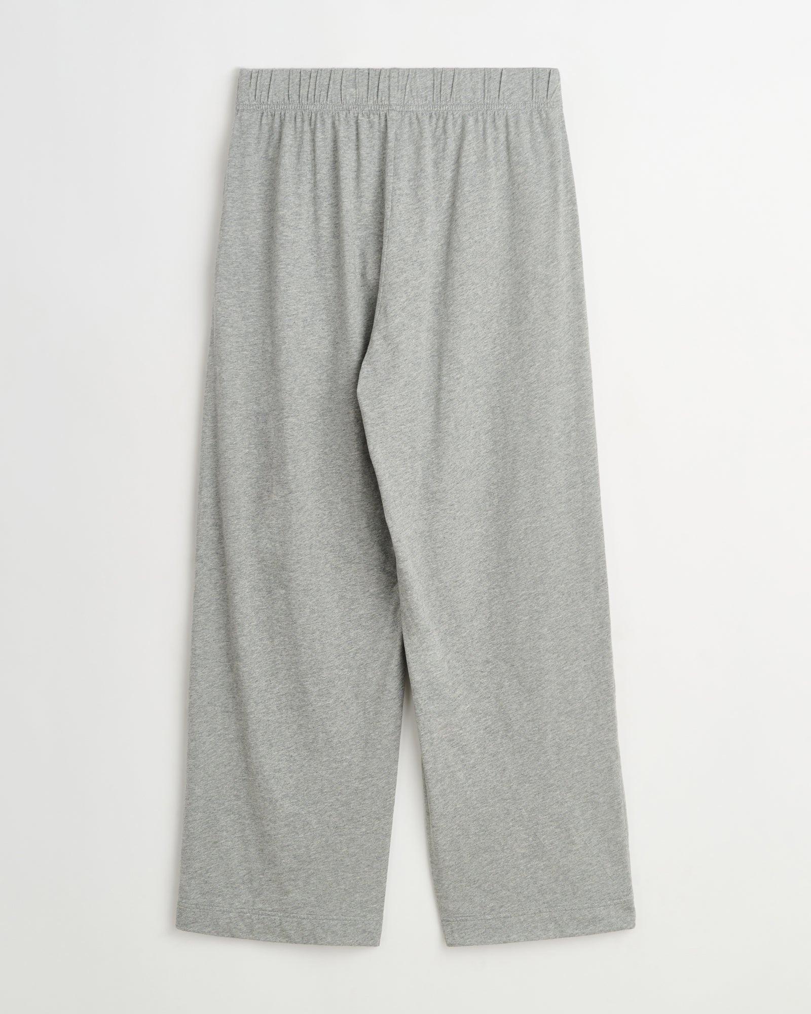 Flow pants | Washed grey melange Jersey
