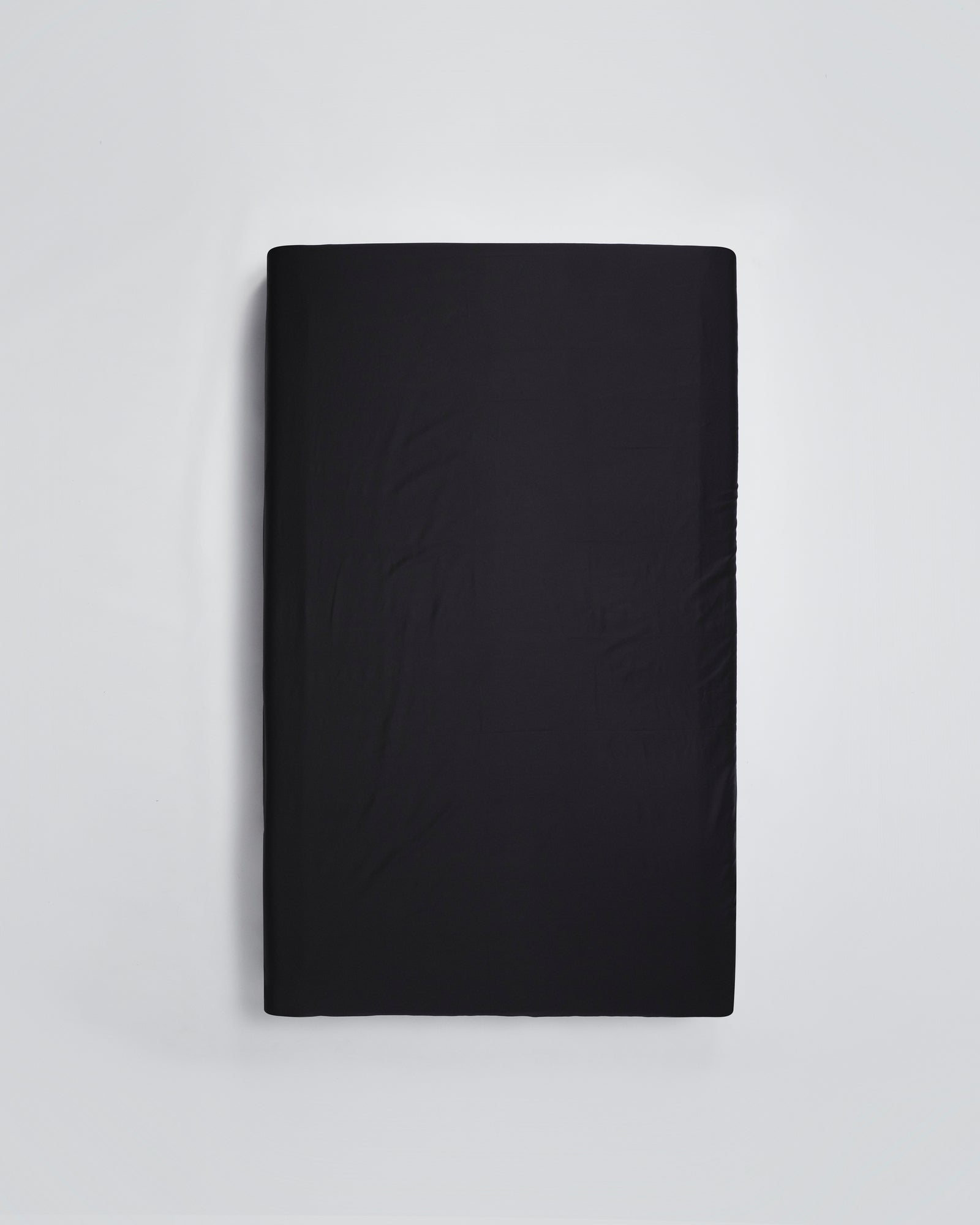 Mother fitted sheet | Black poplin