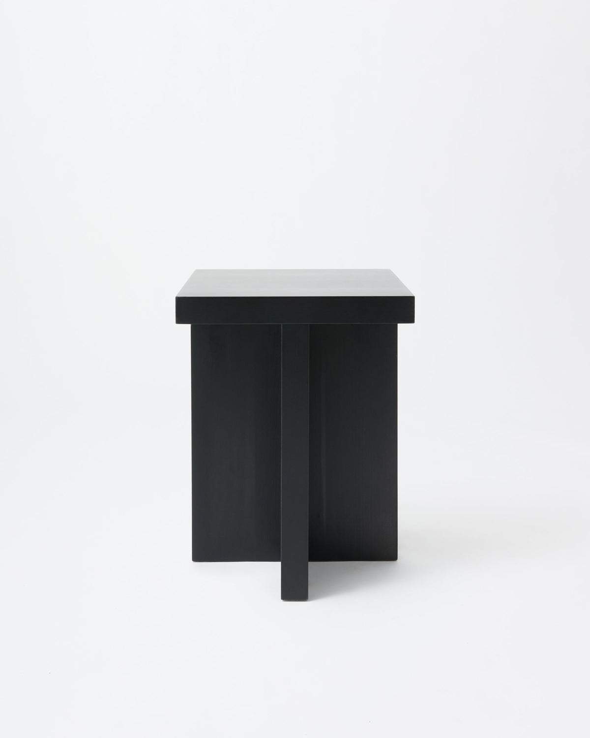 Fox stool | Stained black Pine