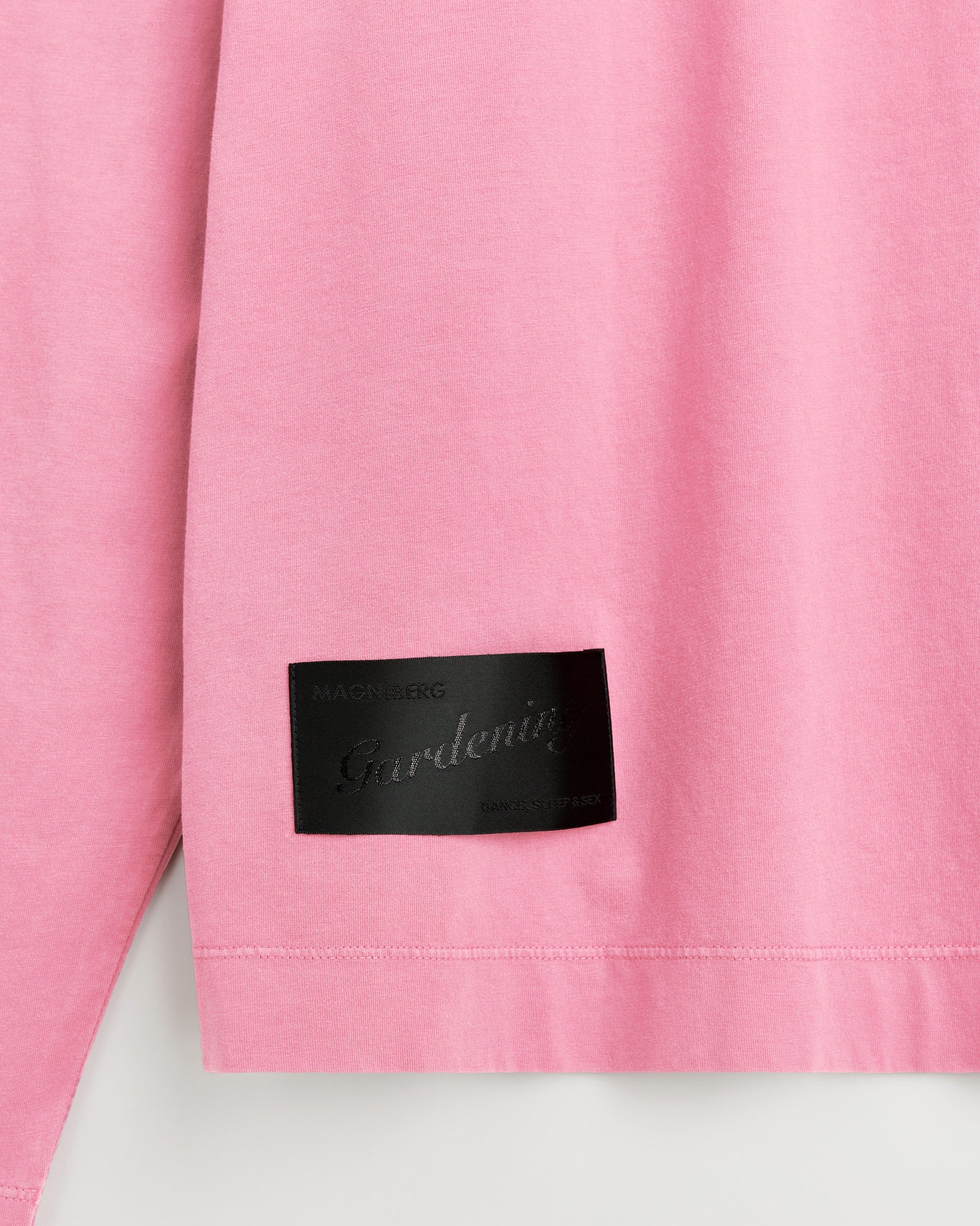 Full long sleeve t-shirt | Washed orchid pink jersey